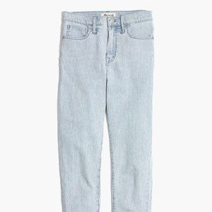 10" High-Rise Skinny Crop Jeans in Piper Stripe